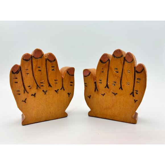 Other - Vintage Wooden Hand-shaped salt and pepper shakers Manicure Nail Salon Unique